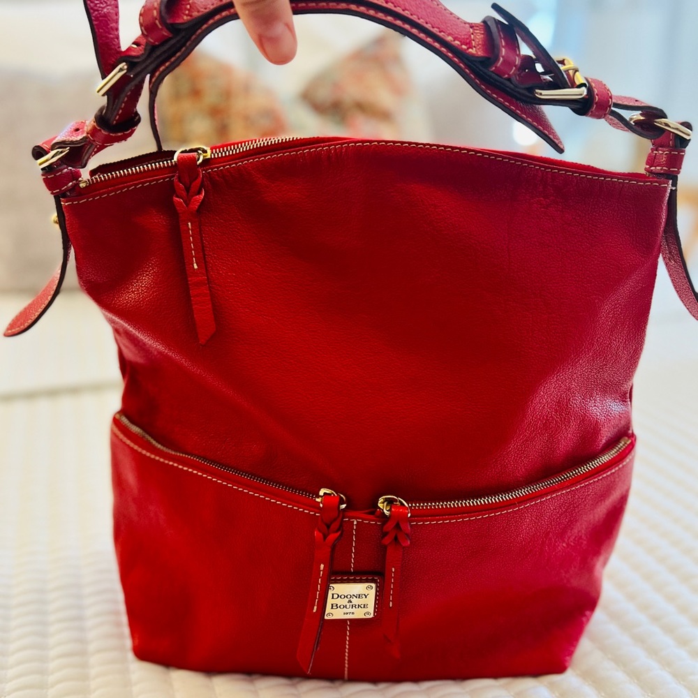 Dooney & Burke Dillen Pocket Bag - Red